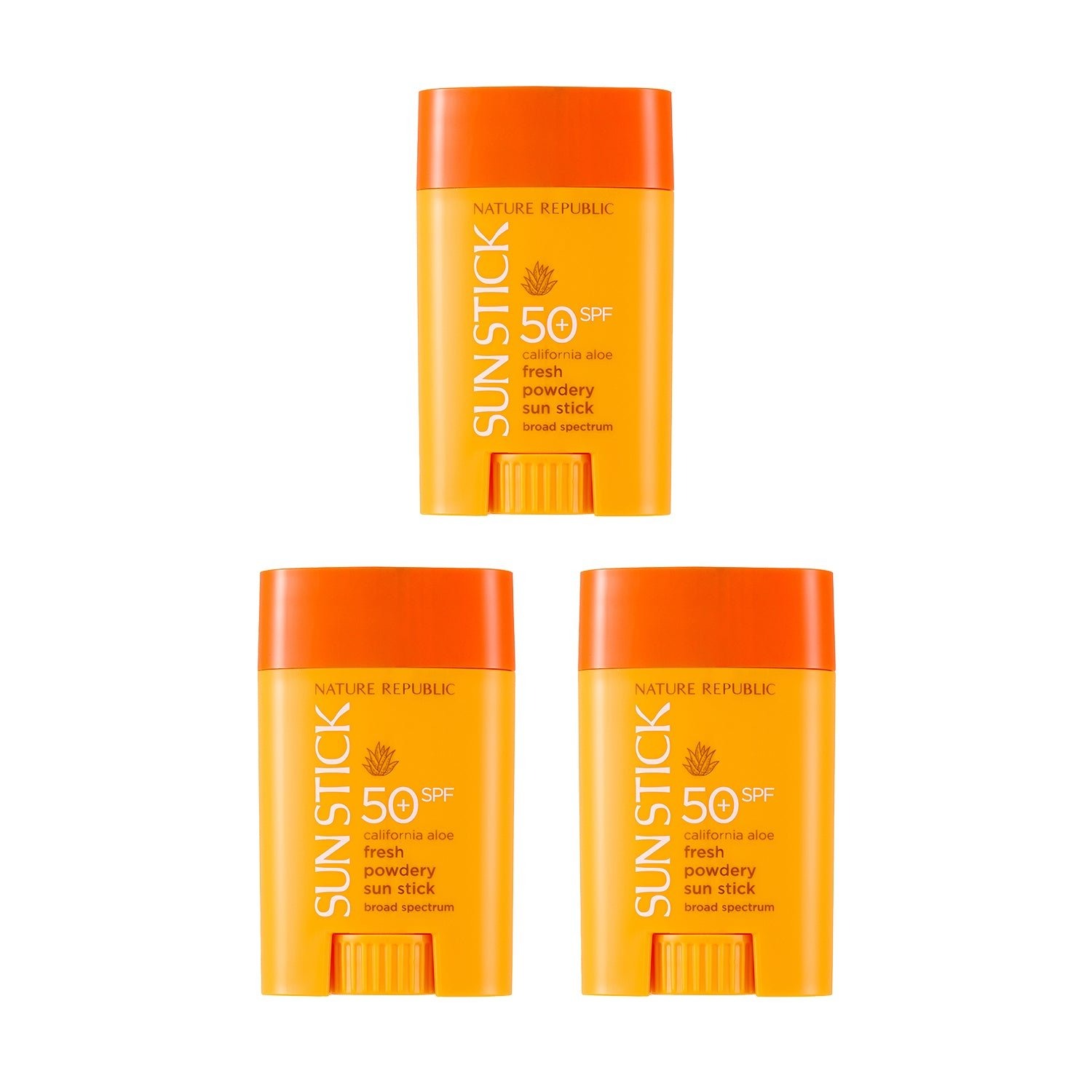 Get Nature Republic CA Powdery Sun Stick Sunscreen 3pc Delivered | Weee ...