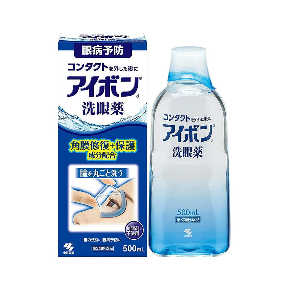 KOBAYASHI Corneal Protection Eyewash Dark Blue 500 밀리리터