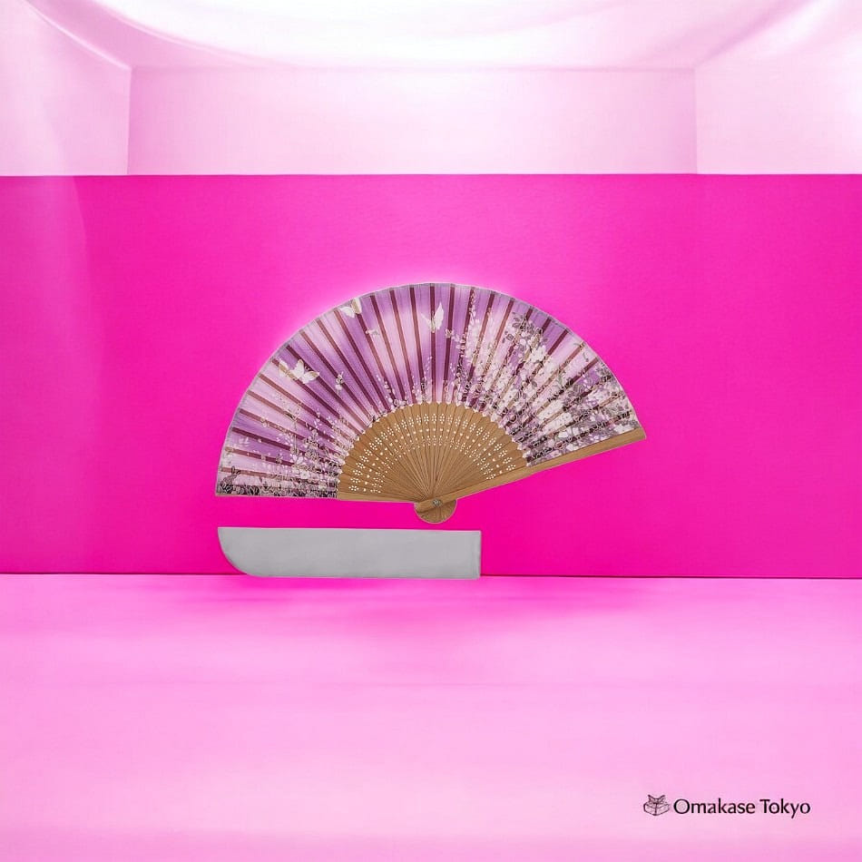 TOuWA Folding Fan-Purple 110 g