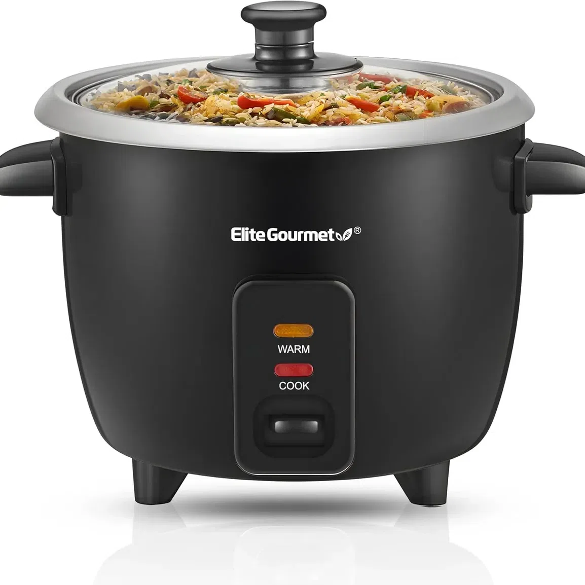 Elite Gourmet ERC003BX Electric Rice Cooker with A 1 pack