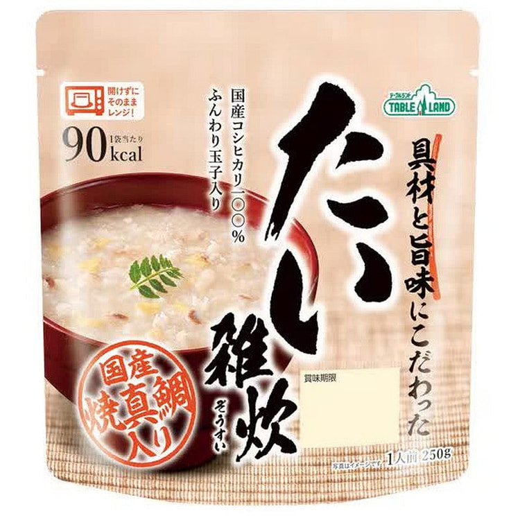 Tableland微波鲷鱼粥250g