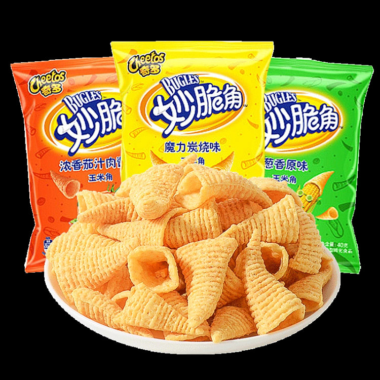 Nostalgic snacks for children, puffed food