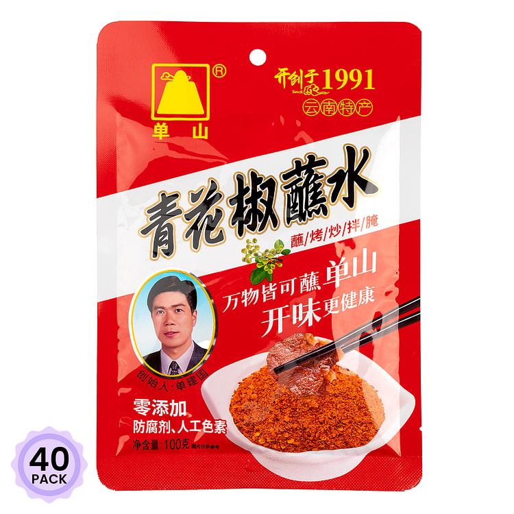 Danshan 사천식 고추가루 믹스 소스 산초마라맛 100 그램*40 팩