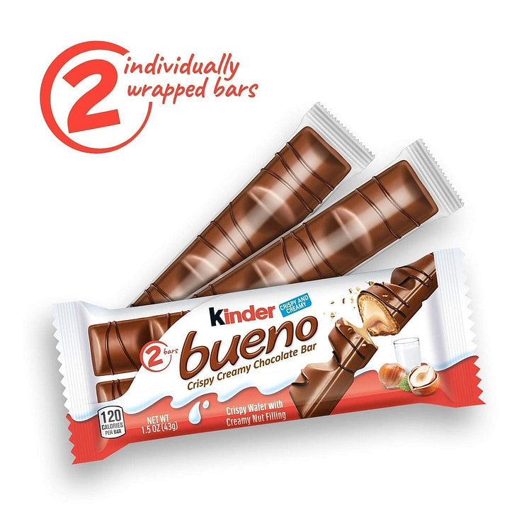 Kinder Bueno 巧克力棒 1.5 盎司