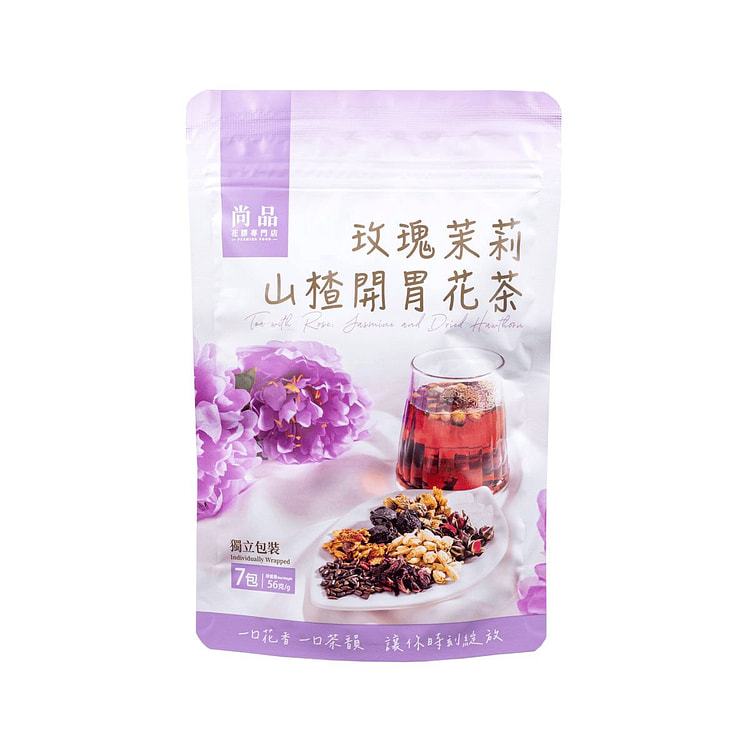 香港尚品 玫瑰茉莉山楂開胃花茶 7 个