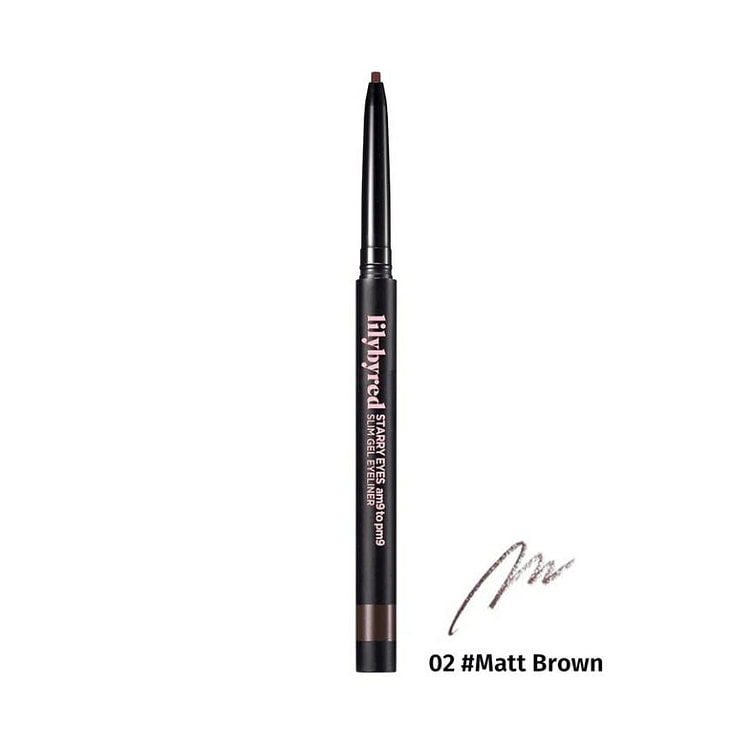 Starry Eyes  Slim Gel Eyeliner #02 Matt Brown 1 each