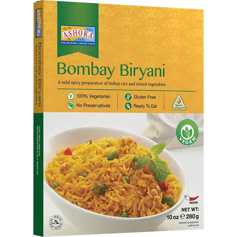 Ashoka Bombay Biryani (Ready-to-Eat), 10 oz box 10 oz