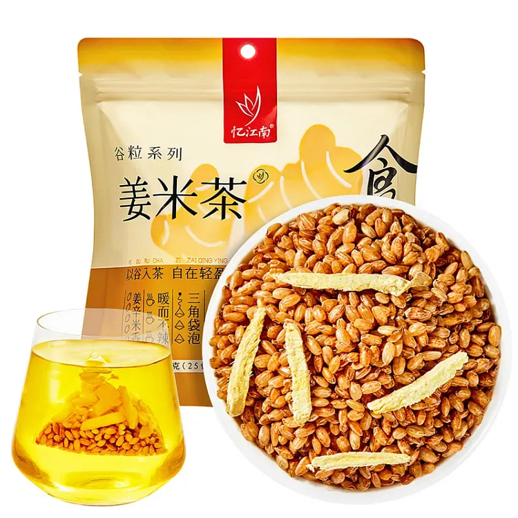 忆江南姜米茶炒糙米袋泡小黄姜丝泡水200g 200 克