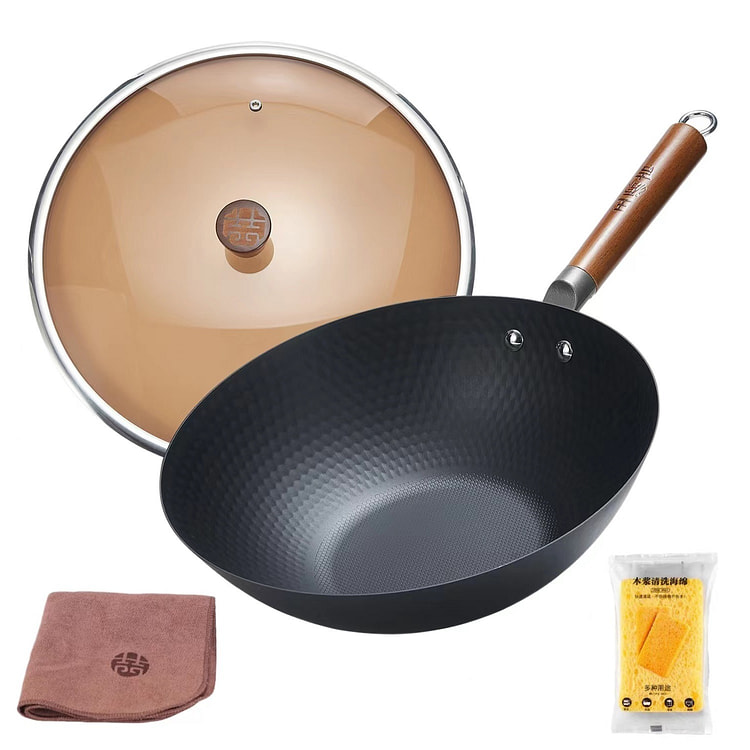 【女士炒锅】王源吉 1KG+ 纳米轻量锅 32cm