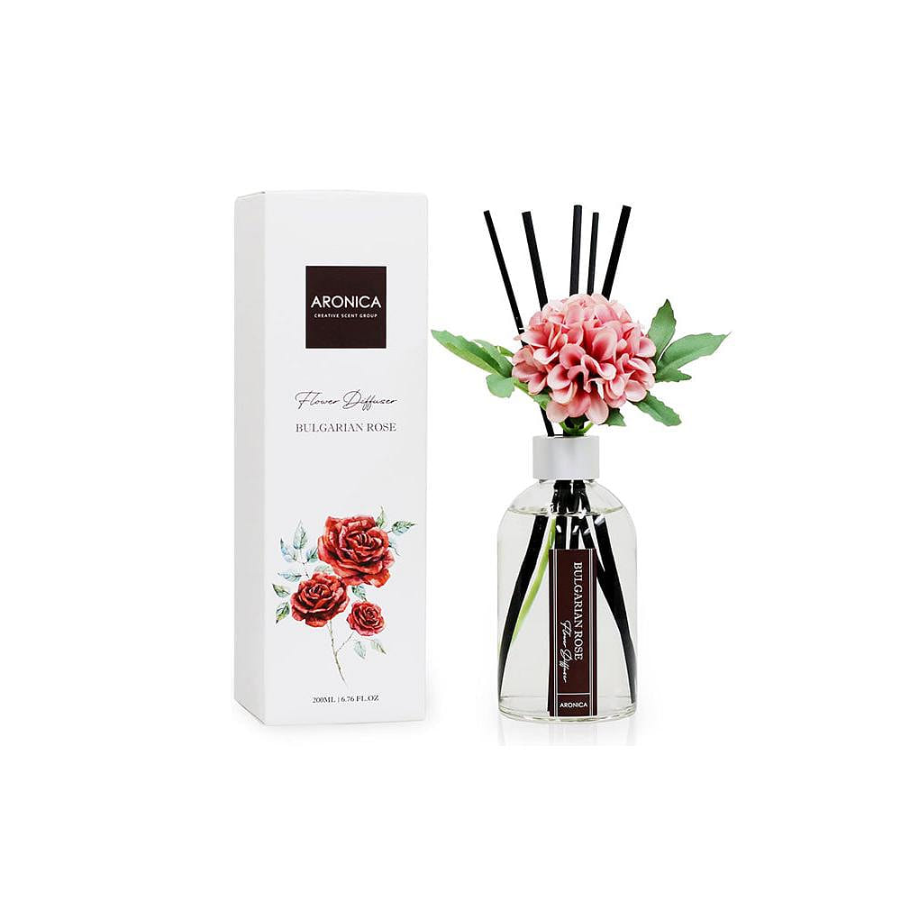 ARONICA Flower Diffuser – Bulgarian Rose 200mL(6.76 fl oz) 1 each