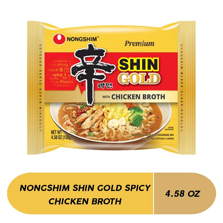 Nongshim Shin Gold 4 Pack 1 each
