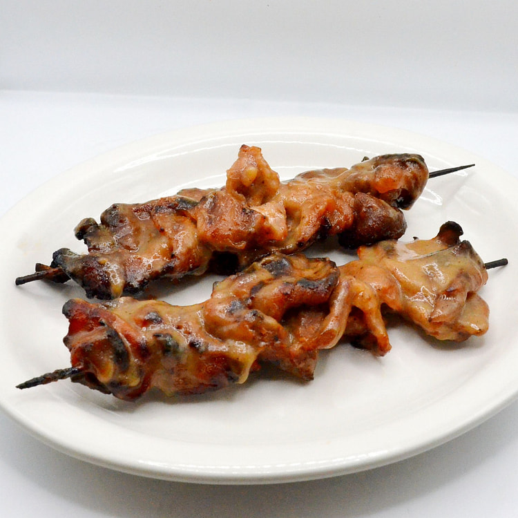 BBQ Pork w/ Peanut Sauce