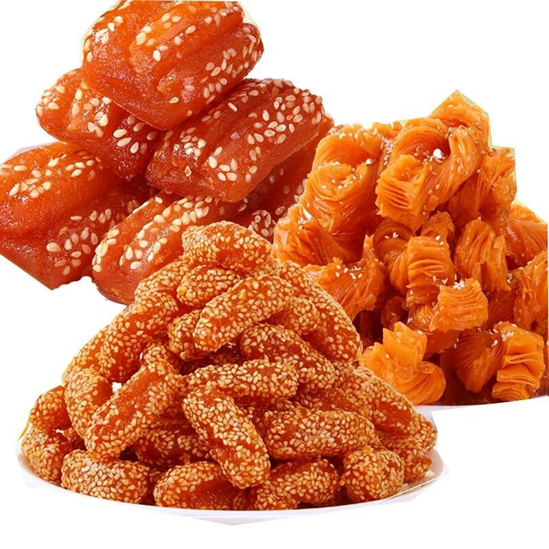 【中國直郵】 健康其他 蜜三刀+蜜翻花+蜜麻條純手工山東特產*1袋 500 克