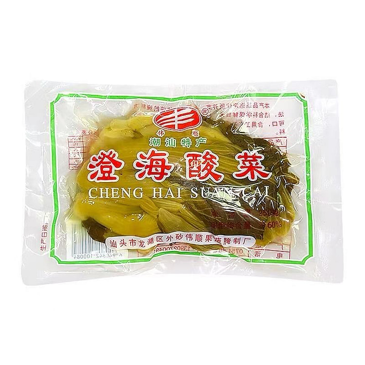 Chaoshan Chenghai sauerkraut 250g*1 bag
