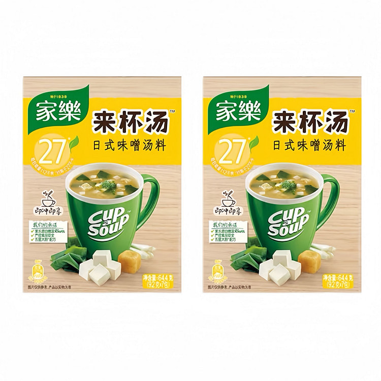 家乐来杯汤日式味増速食汤料64.4g