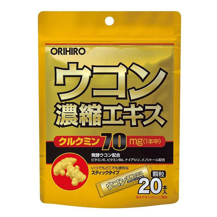 ORIHIRO Concentrated turmeric granules liver protection sobering up 20 pieces/ 1 each