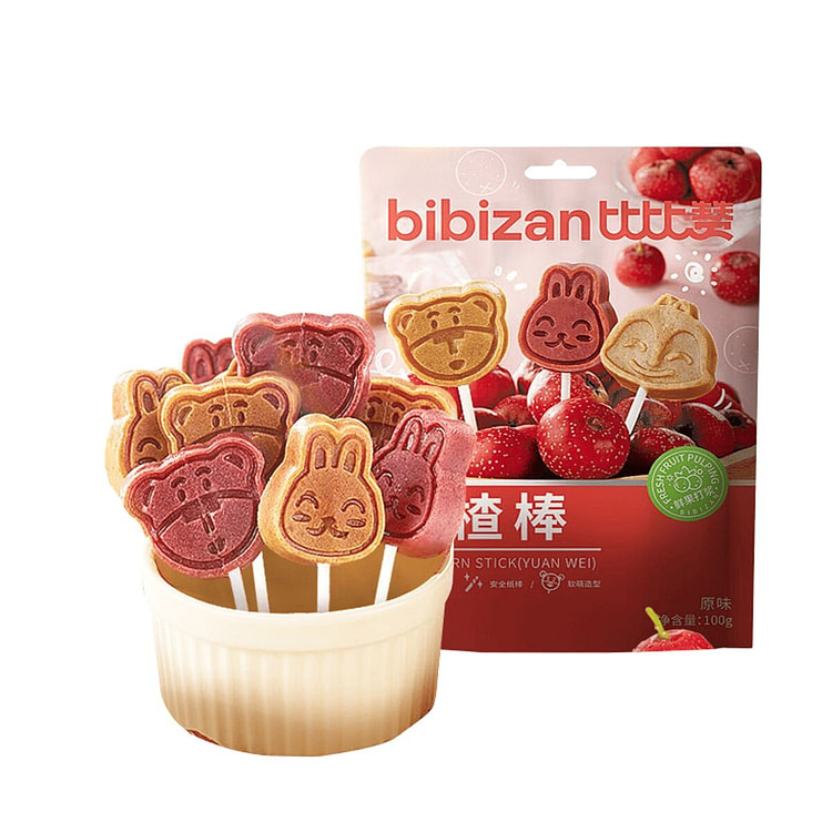 Bibi Zan Hawthorn Stick Original Flavor 100g Candi 100 g
