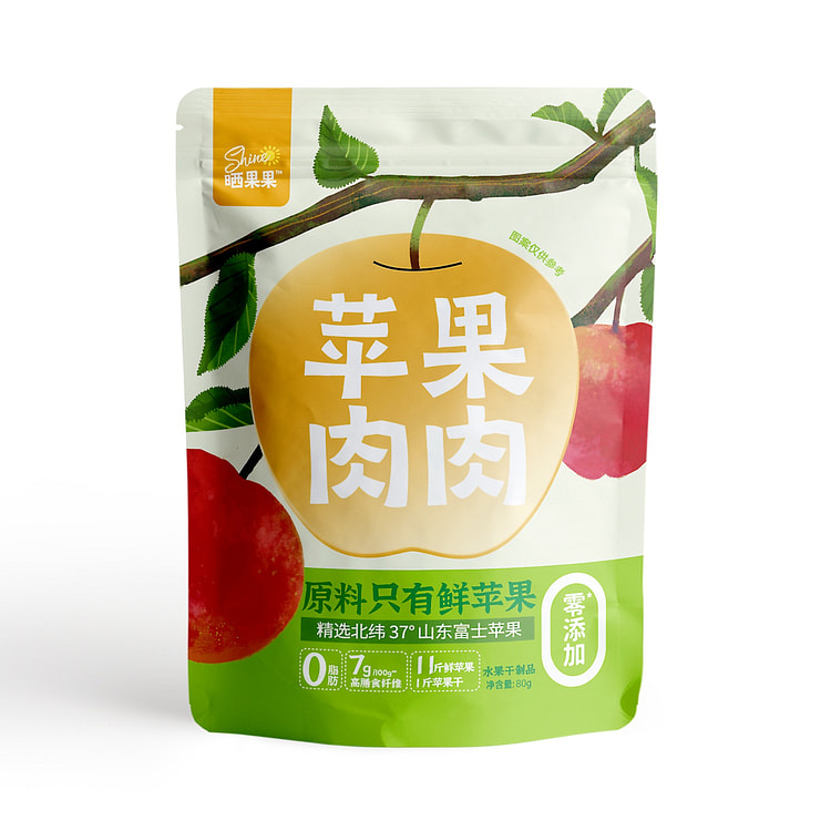 晒果果 0添加苹果肉肉80g