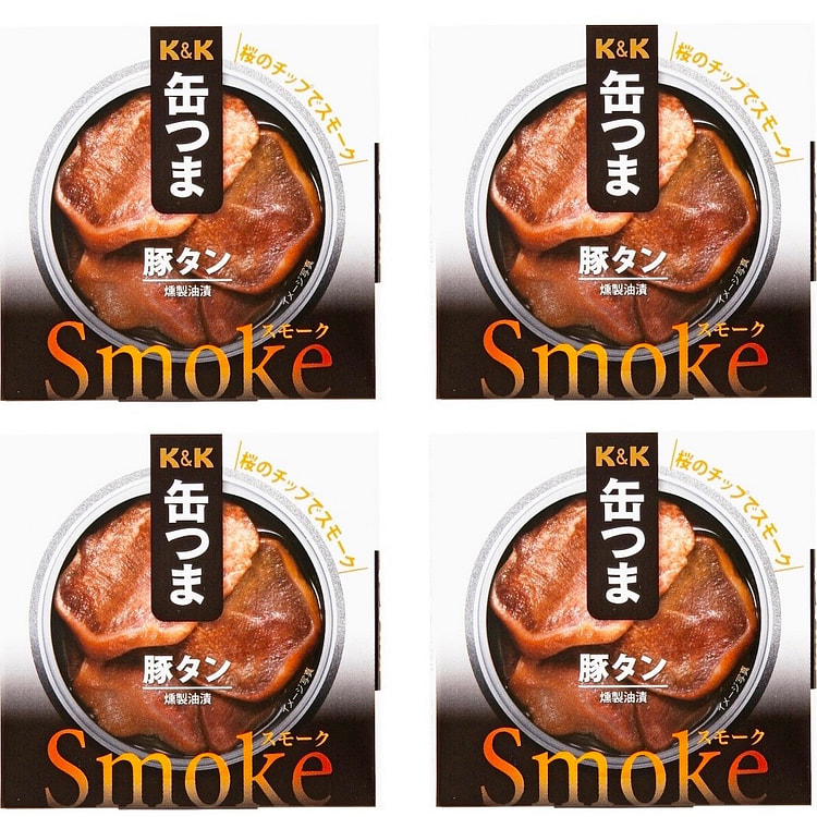 罐头食品 猪舌头 烟熏油酱 腌制小吃 日本 50g