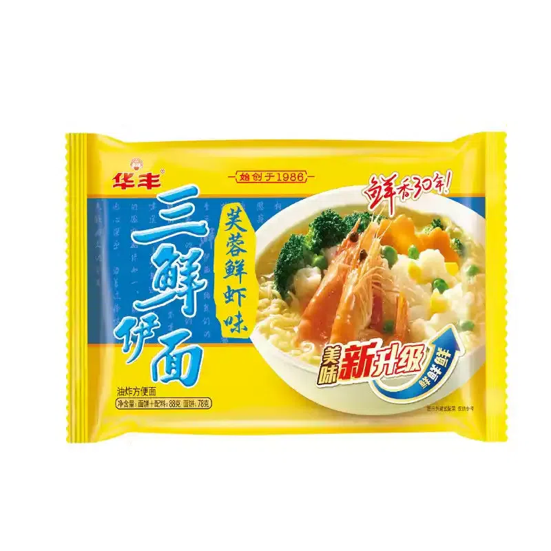 華豐三鮮伊麪芙蓉鮮蝦味方便麪88g*1包 88 克