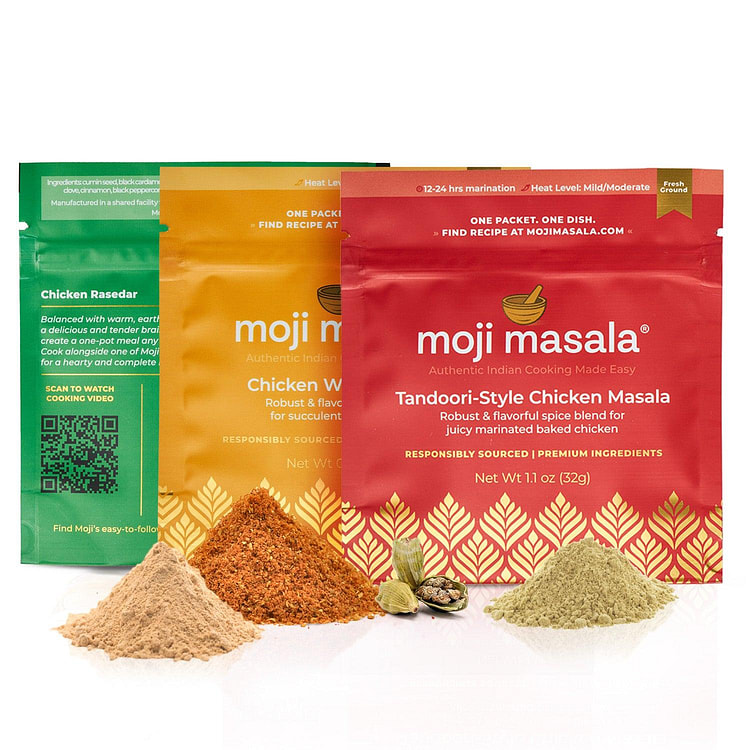 Organic Indian Chicken Spice Kit 3Pack
