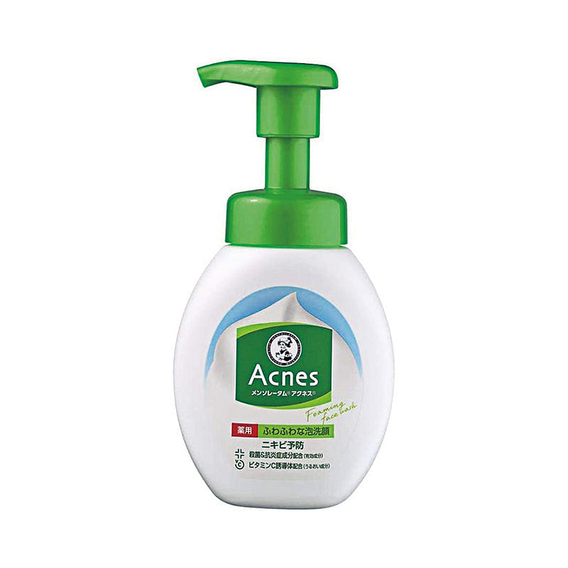 ROHTO Acnes Medicated Viamine Face Wash Foam Cleanser 160 ml