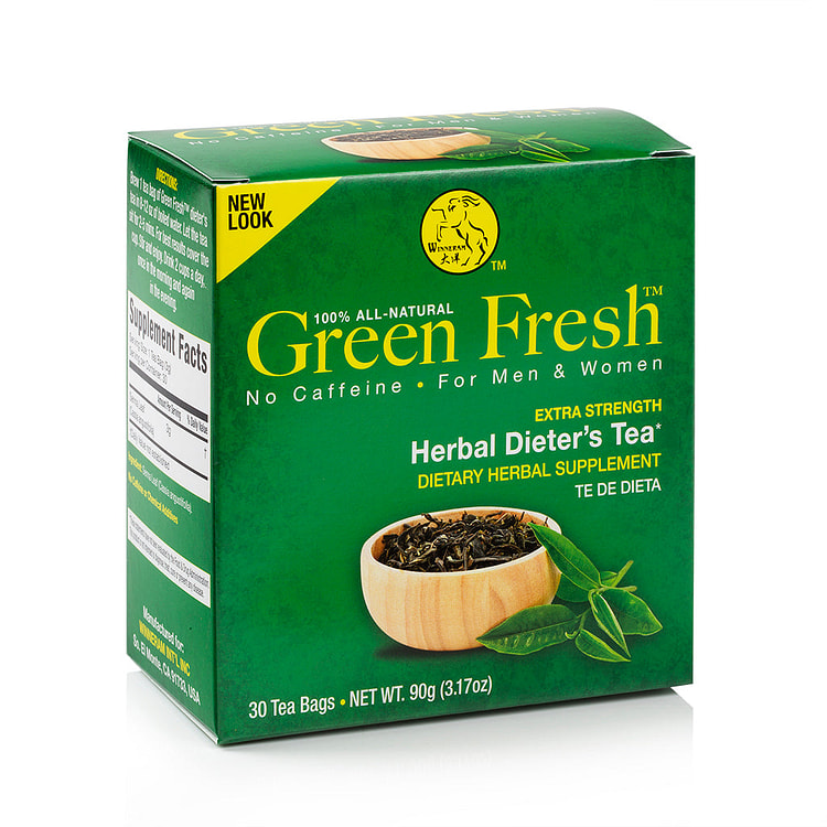 Green Fresh Extra Strength Herbal Dieters Tea 30 1 each