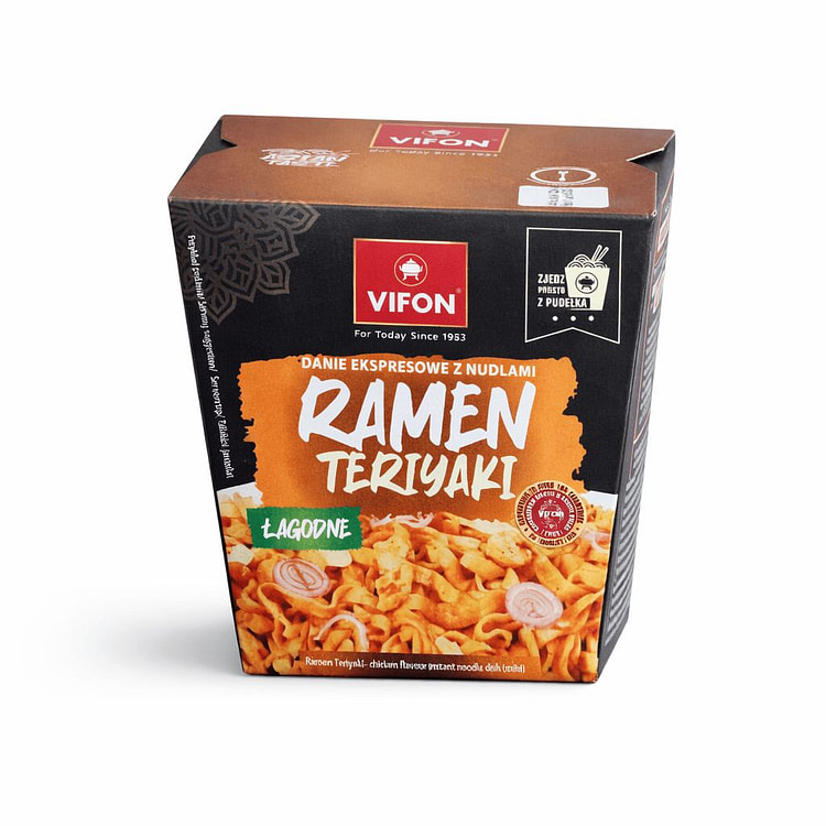 VIFON 照烧鸡肉拉面便当盒 4盒 3 盎司