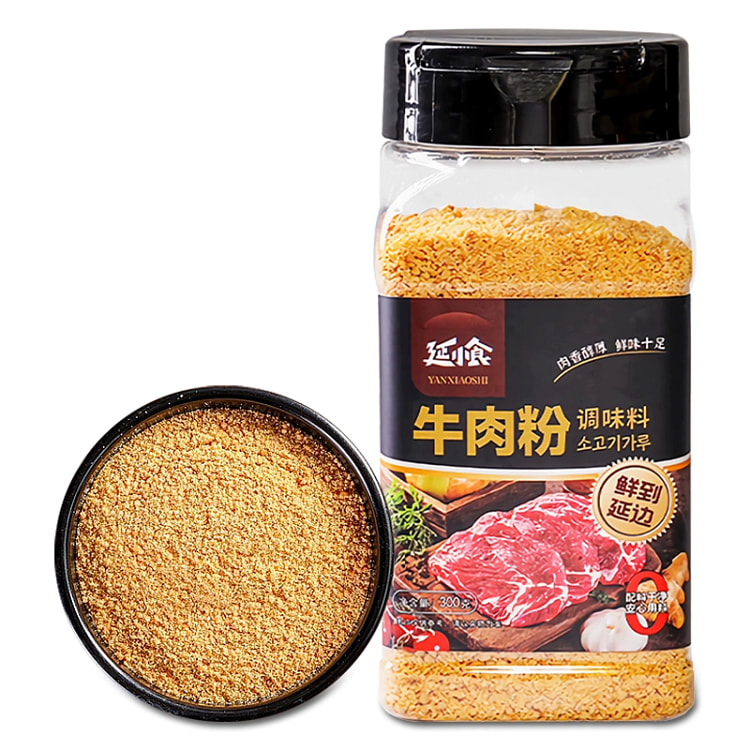 延小食延边朝鲜族牛肉粉调味料300g*1瓶