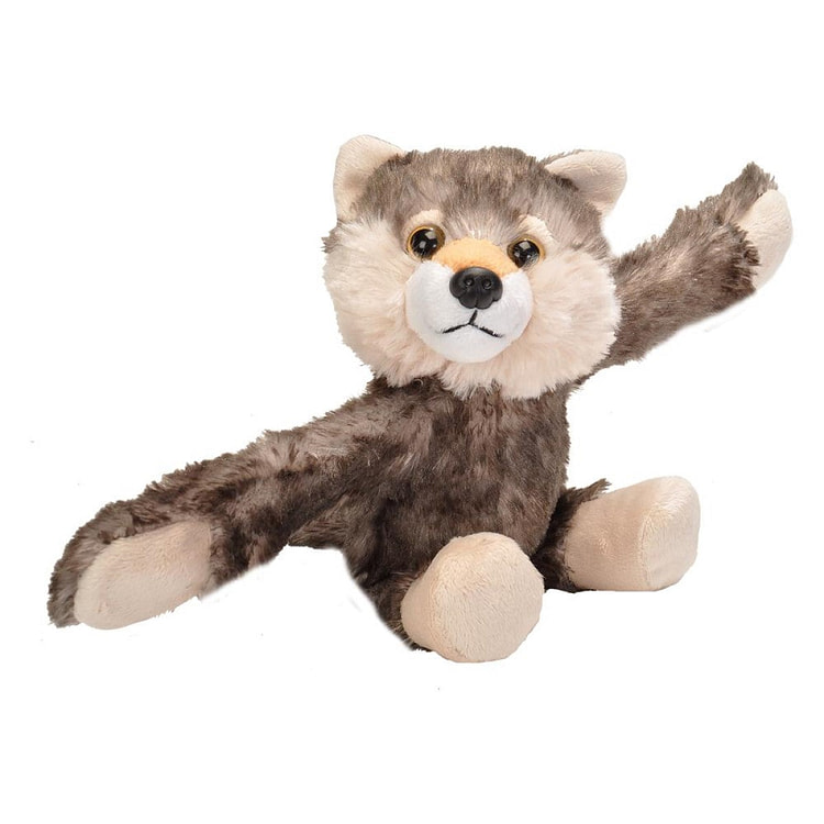 Huggers Wolf Stuffed Animal - 8" Default