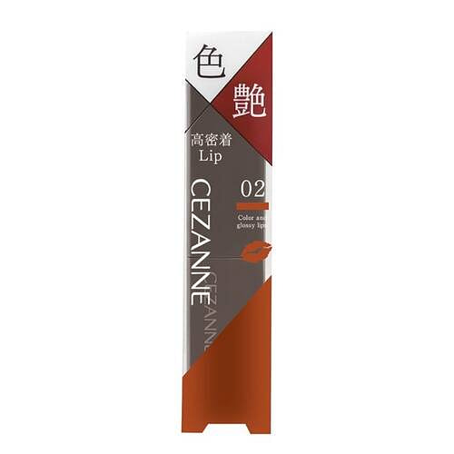CEZANNE倩丽 气质润彩唇膏口红 02橙米色 1 份