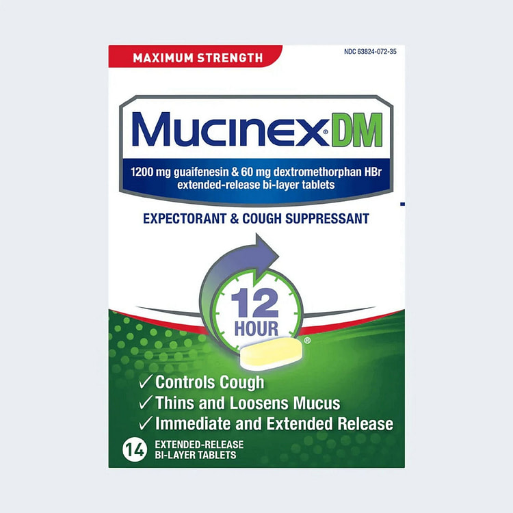 Mucinex DM Max Strength 12 Hour 14 Tablets 1 box