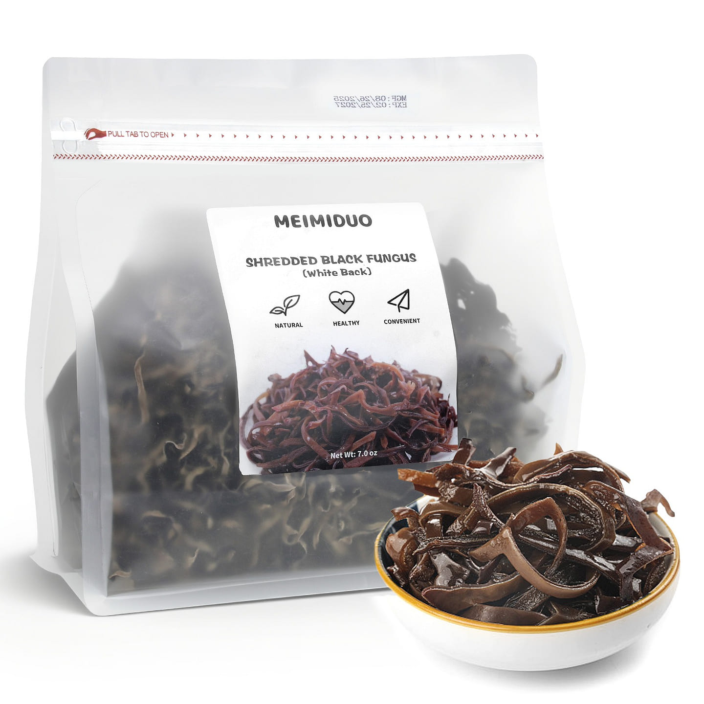 Shredded Dried Black Fungus 7.0oz (198g) 19.99 count
