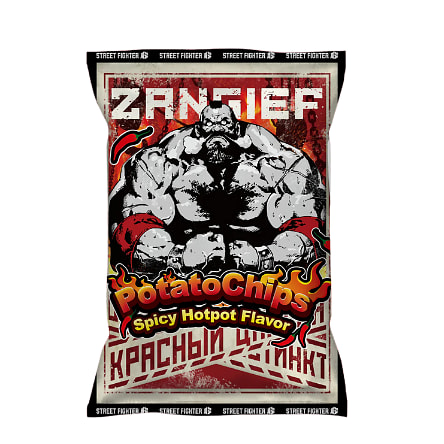 Amandier Street Fighter Potato Chips Hotpot Flavor 59.5g