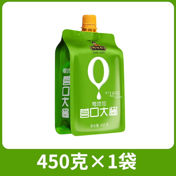 黄豆酱450g*1袋【咸香款】