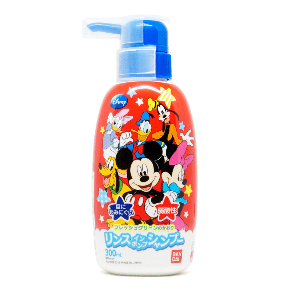 Bandai Rinse In Pump Shampoo Mickey Mouse 300 ml