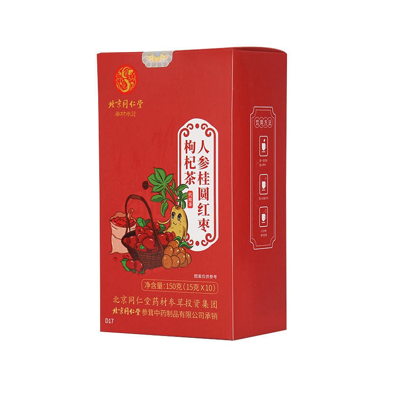 Beijing Tongrentang Ginseng longan red date goji berry tea 150g/ box 150 g