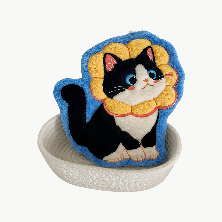 猫咪造型加厚超强吸水可爱珊瑚绒擦手巾 新年礼物 1 份