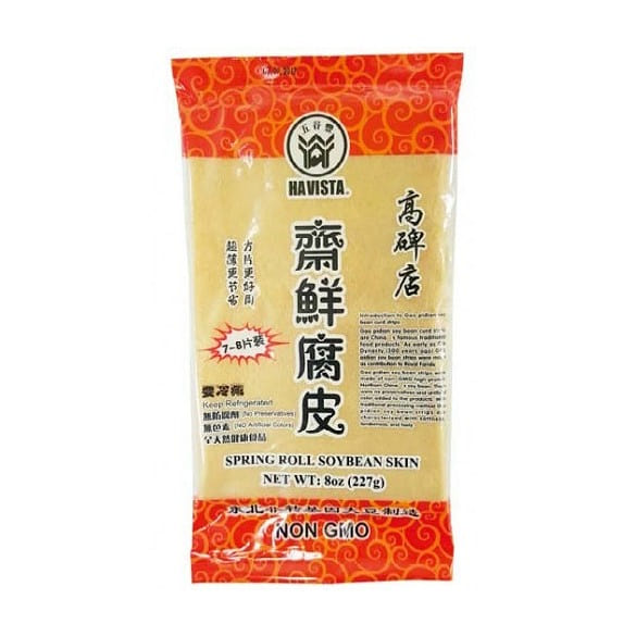 Havista Spring Roll Soybean Skin, Frozen 227 g
