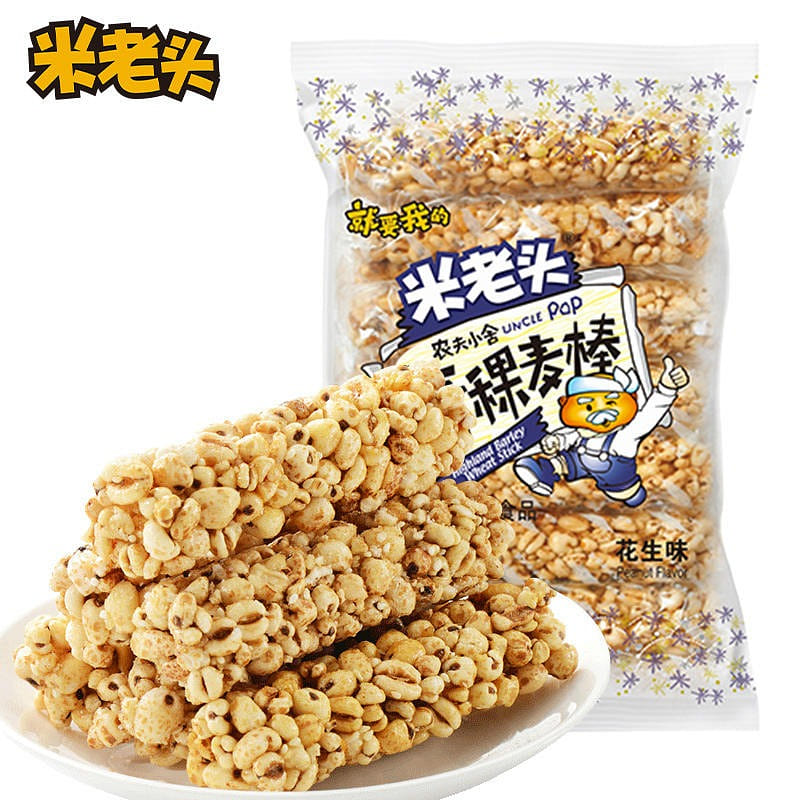 Milaotou highland barley wheat stick peanut flavor coarse grain rice crisp 150 g