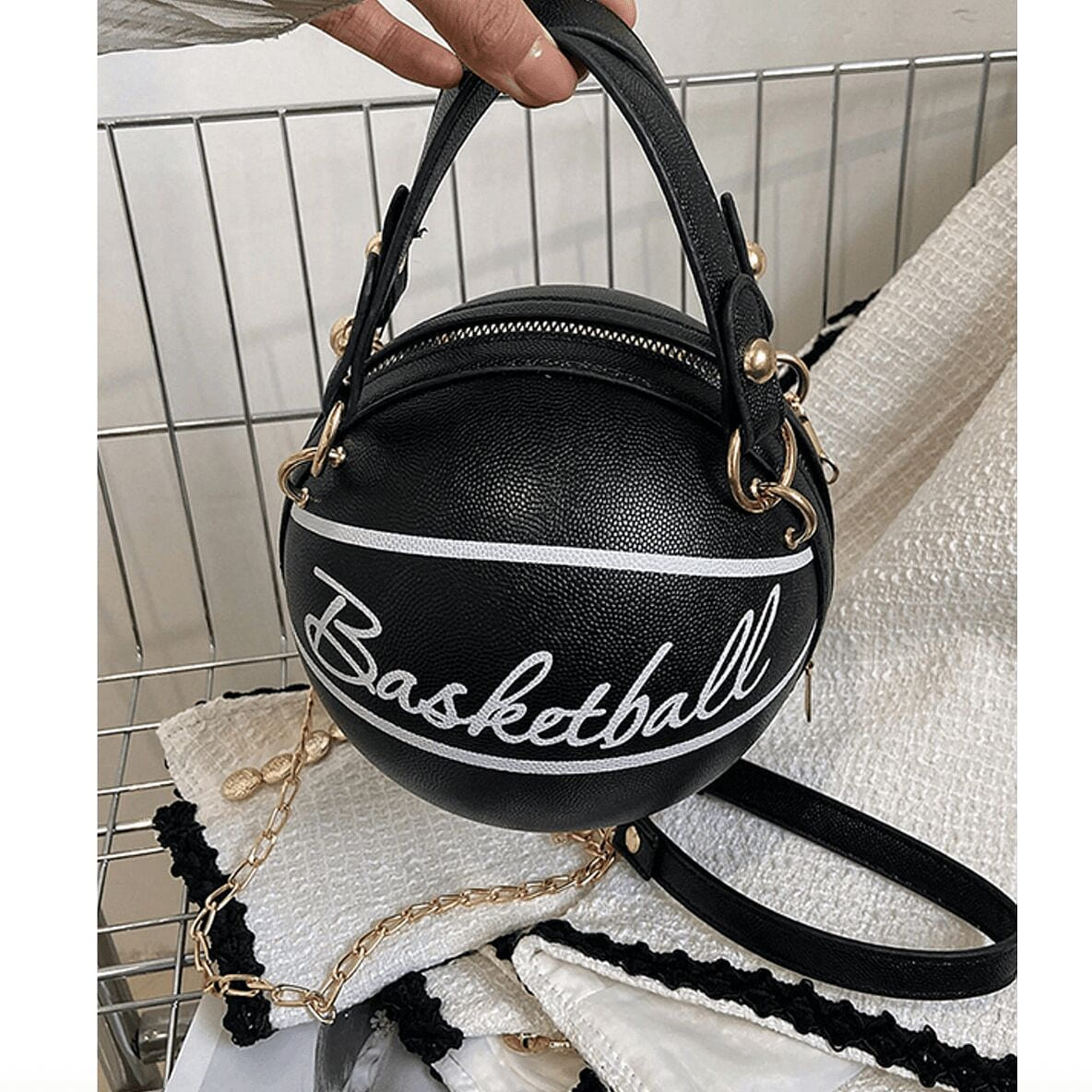 Women’s Shoulder Bag, Novelty Bag, Basketball Shap 1 case