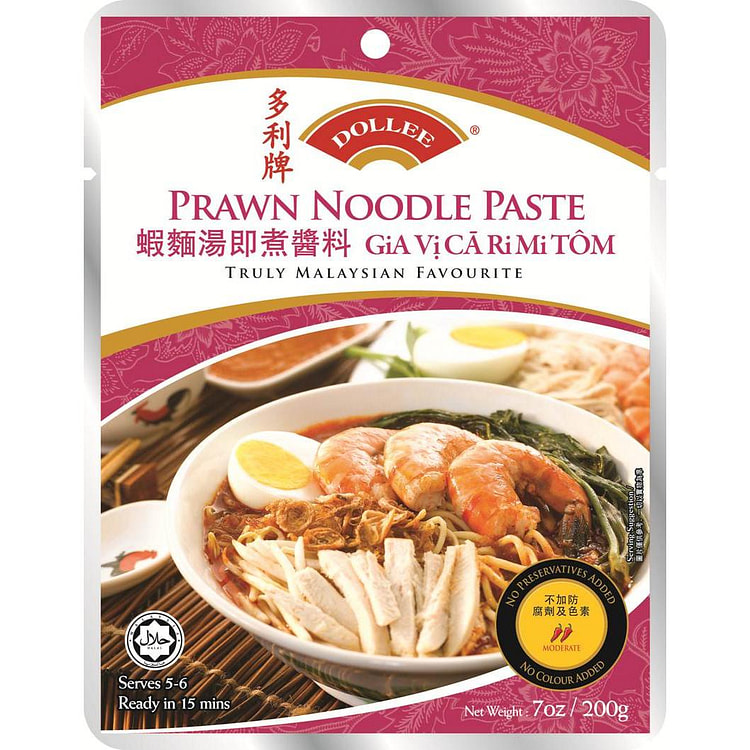 Dollee Prawn Noodle Paste 200g (Pack of 12)