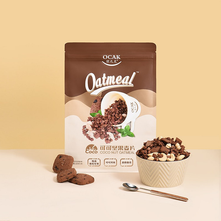 Ocak cocoa nuts flavored instant oatmeal 400g 400 g