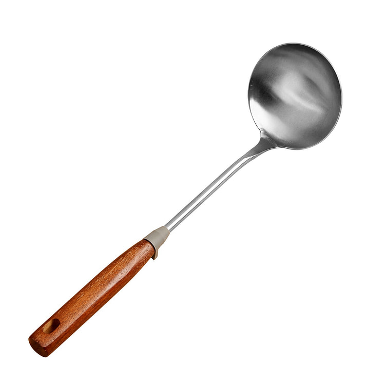 JISHENG 14CM Stainless Steel Kitchen Spoon