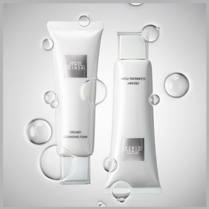 洗顔料 THE GINZA CREAMY CLEANSING FOAM 130g THE GINZA Creamy Cleansing Foam – Everglow Cosmetics