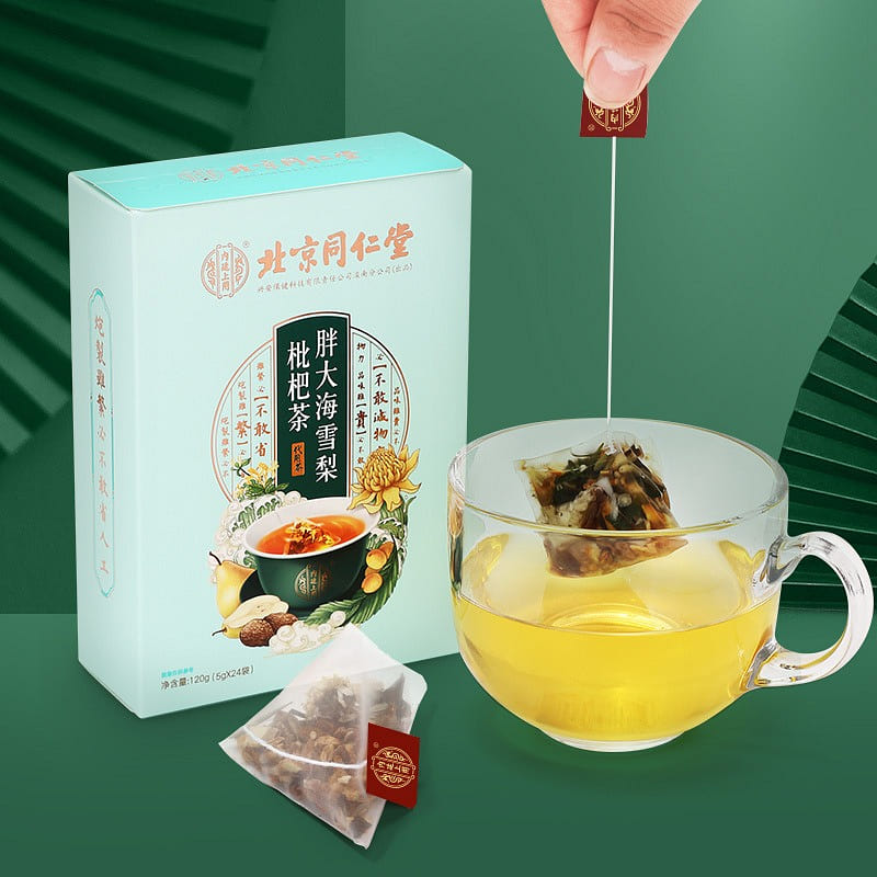 Beijing Tongrentang Fat sea snow pear loquat tea 120 g