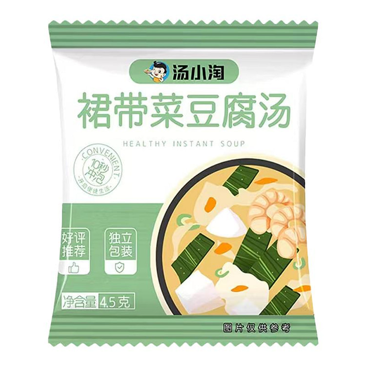 汤小淘裙带菜豆腐汤4.5g*30袋