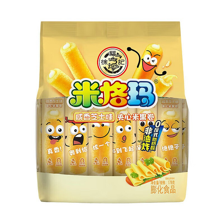 Migemea Crispy Rice Roll - Cheese Flavored Snack 178 g