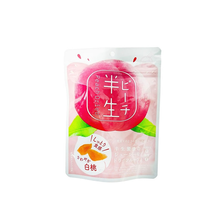 日本直邮 0脂肪 蜜桃轻享 半生果肉脯 90g
