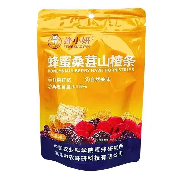 蜂小妍  桑葚山楂条  208 克